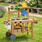 Kids Mud Kitchen with Water Tank SproutHands™