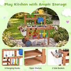 Kids Mud Kitchen with Water Tank SproutHands™