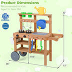 Kids Mud Kitchen with Water Tank SproutHands™