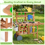 Kids Mud Kitchen with Water Tank SproutHands™