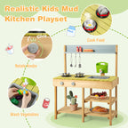 Kinder Outdoor-Spielküche aus Holz SproutHands™