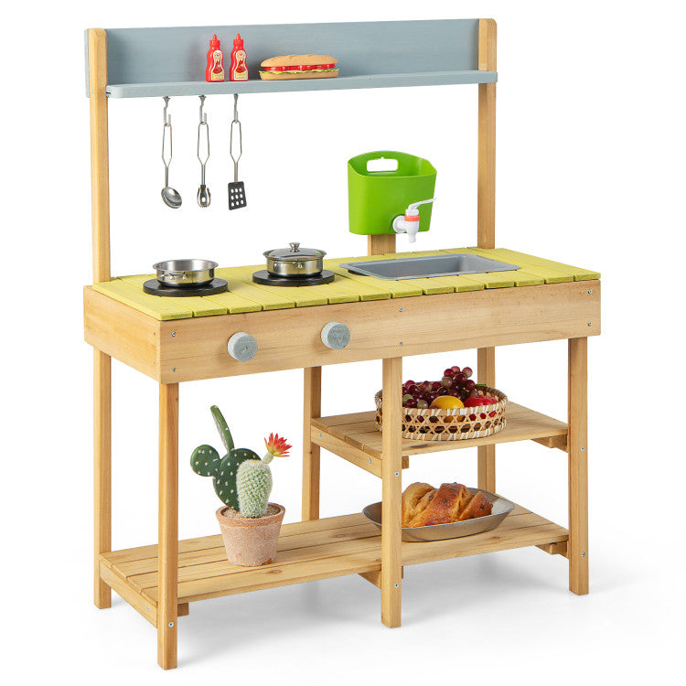Kinder Outdoor-Spielküche aus Holz SproutHands™
