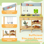 Kinder Outdoor-Spielküche aus Holz SproutHands™