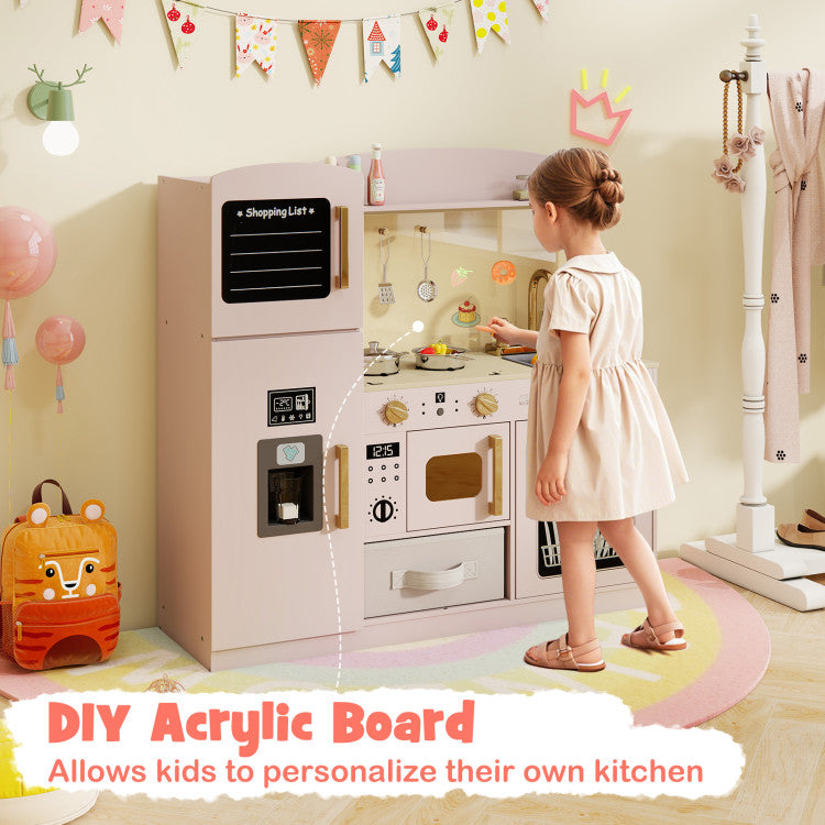 Kids Play Kitchen with Microwave & Ice Maker SproutHands™