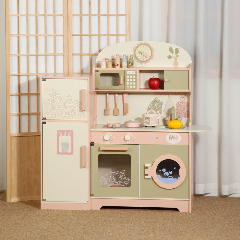 Kids Play Kitchen Set with Fridge SproutHands™