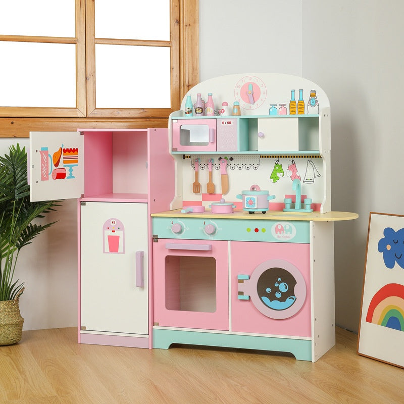 Kids Play Kitchen Set with Fridge SproutHands™