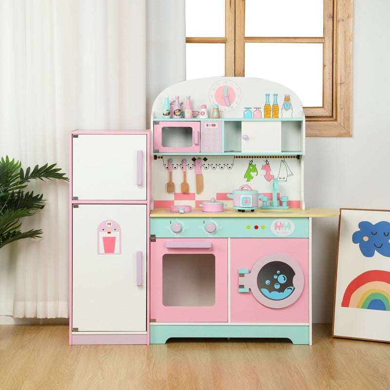 Kids Play Kitchen Set with Fridge SproutHands™