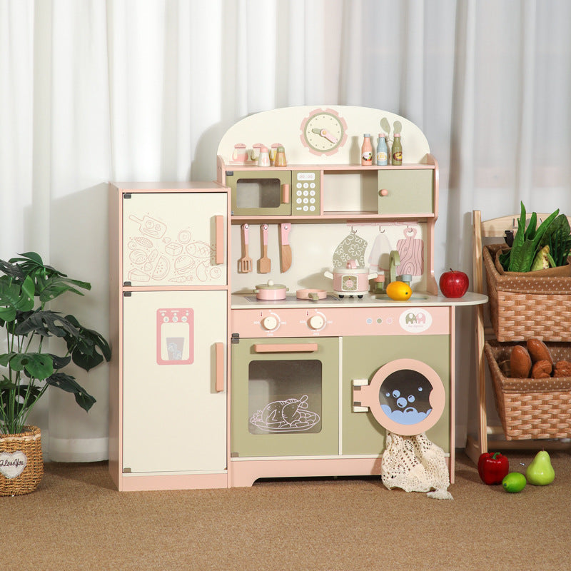 Kids Play Kitchen Set with Fridge SproutHands™