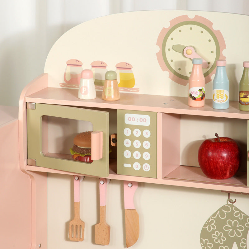 Kids Play Kitchen Set with Fridge SproutHands™