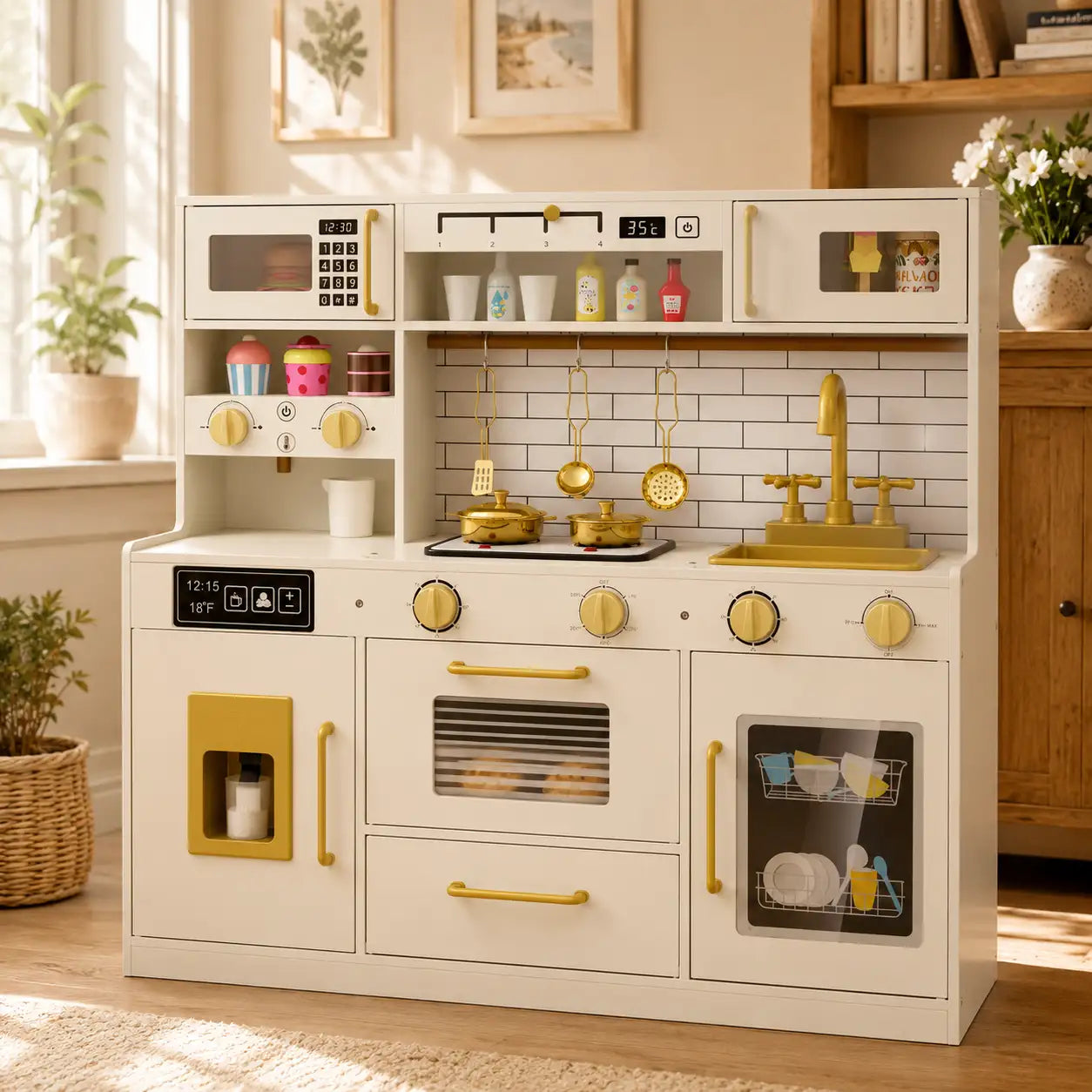 Cuisine enfant pour jeux d'imitation avec son et lumière SproutHands™
