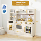 Kids Play Kitchen Toy Set with Light & Sound SproutHands™