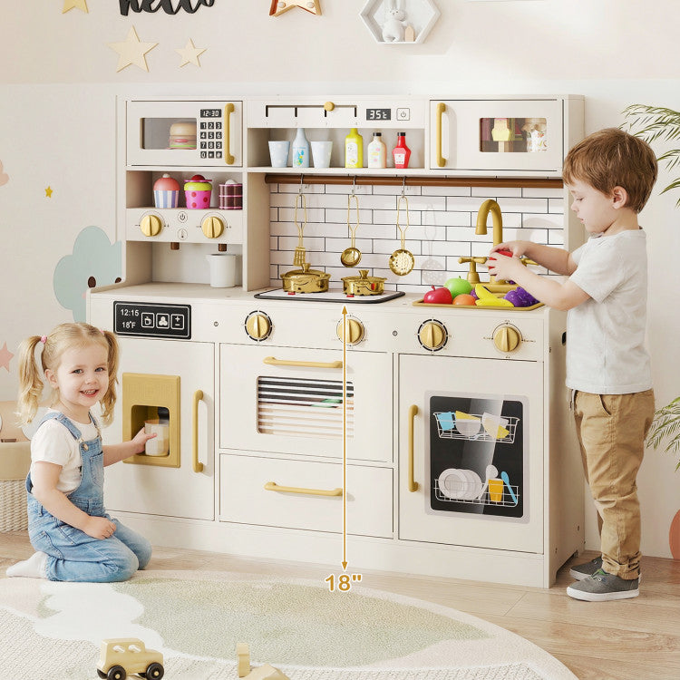 Kids Play Kitchen Toy Set with Light & Sound SproutHands™