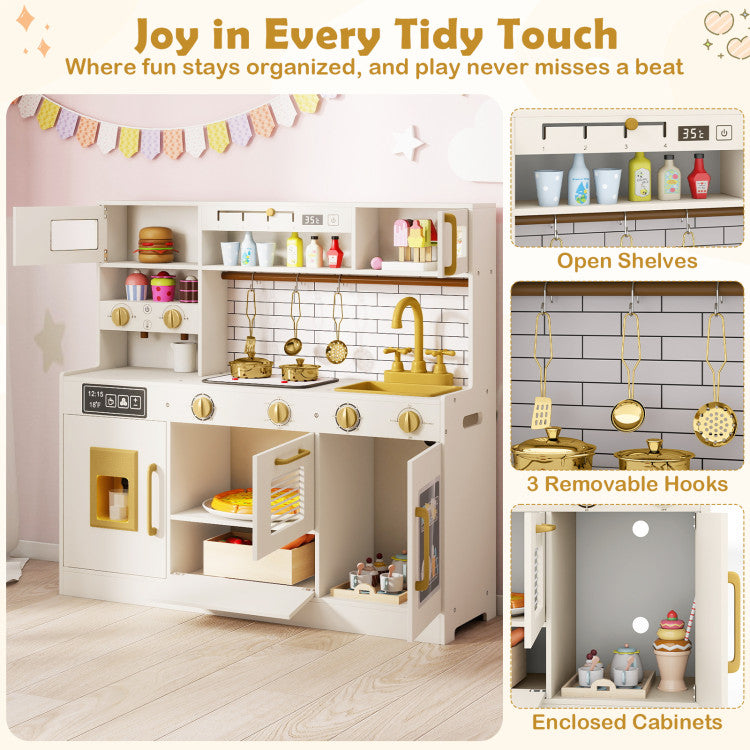 Kids Play Kitchen Toy Set with Light & Sound SproutHands™