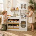 Kids Play Kitchen with Veggie Accessories