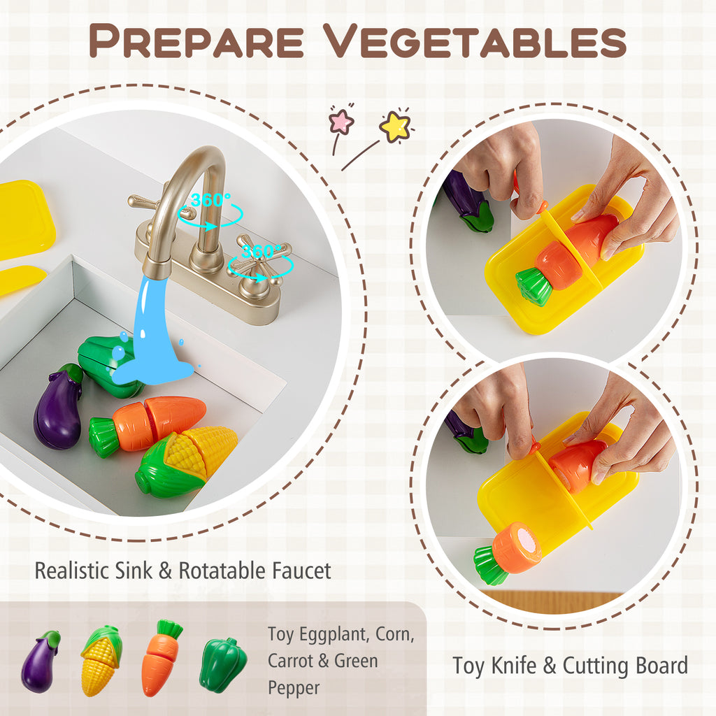 Kinder-Spielküche mit Gemüsezubehör SproutHands™
