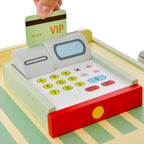 Kids Wooden Grocery Store Play Set with Cashier SproutHands™
