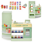 Kids Wooden Grocery Store Play Set with Cashier SproutHands™