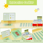 Kids Wooden Grocery Store Play Set with Cashier SproutHands™