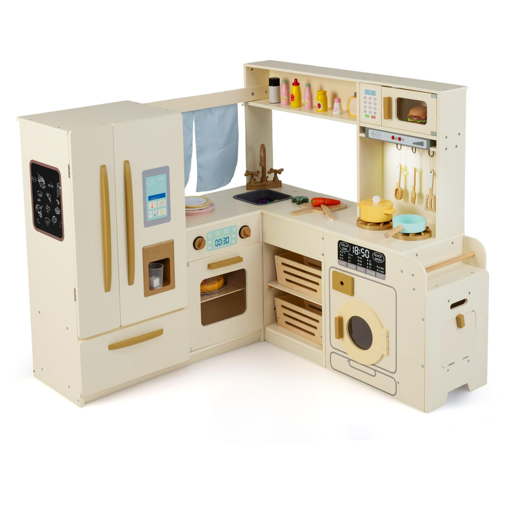 Großer Kühlschrank Eck-Holzspielküche SproutHands™
