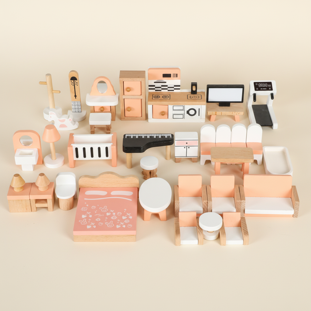 Maison de Poupée DIY en Bois SproutHands™