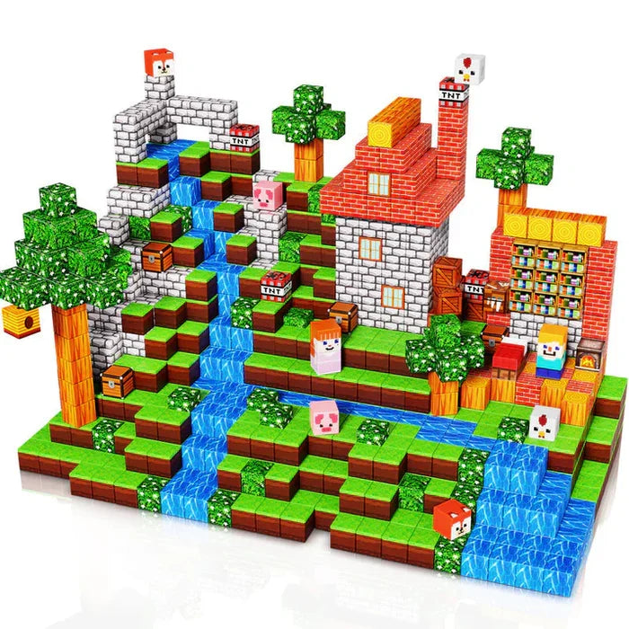 Magnetisches Minecraft Bausteine-Set
