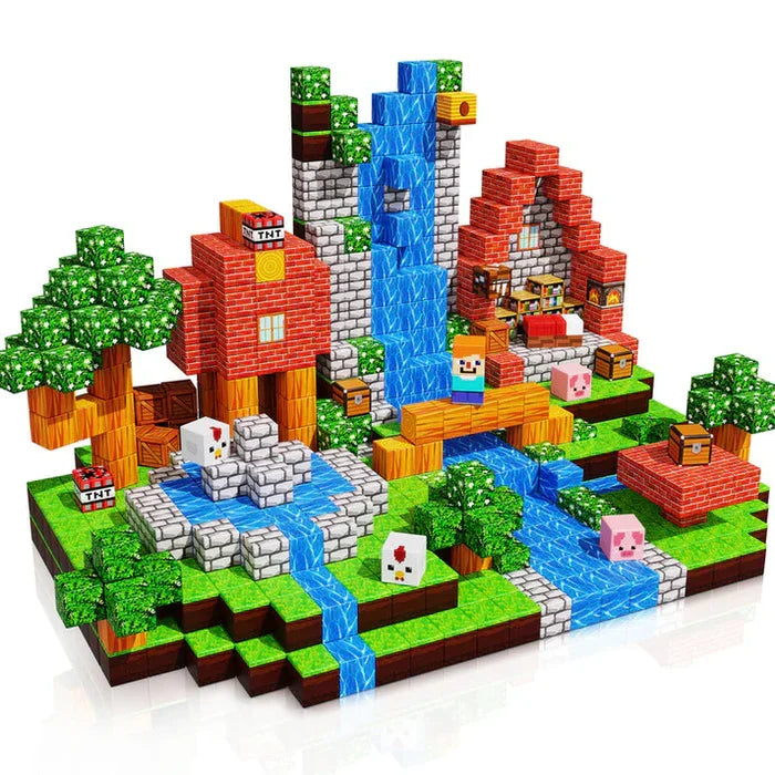 Magnetisches Minecraft Bausteine-Set