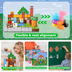 Magnetisches Minecraft Bausteine-Set