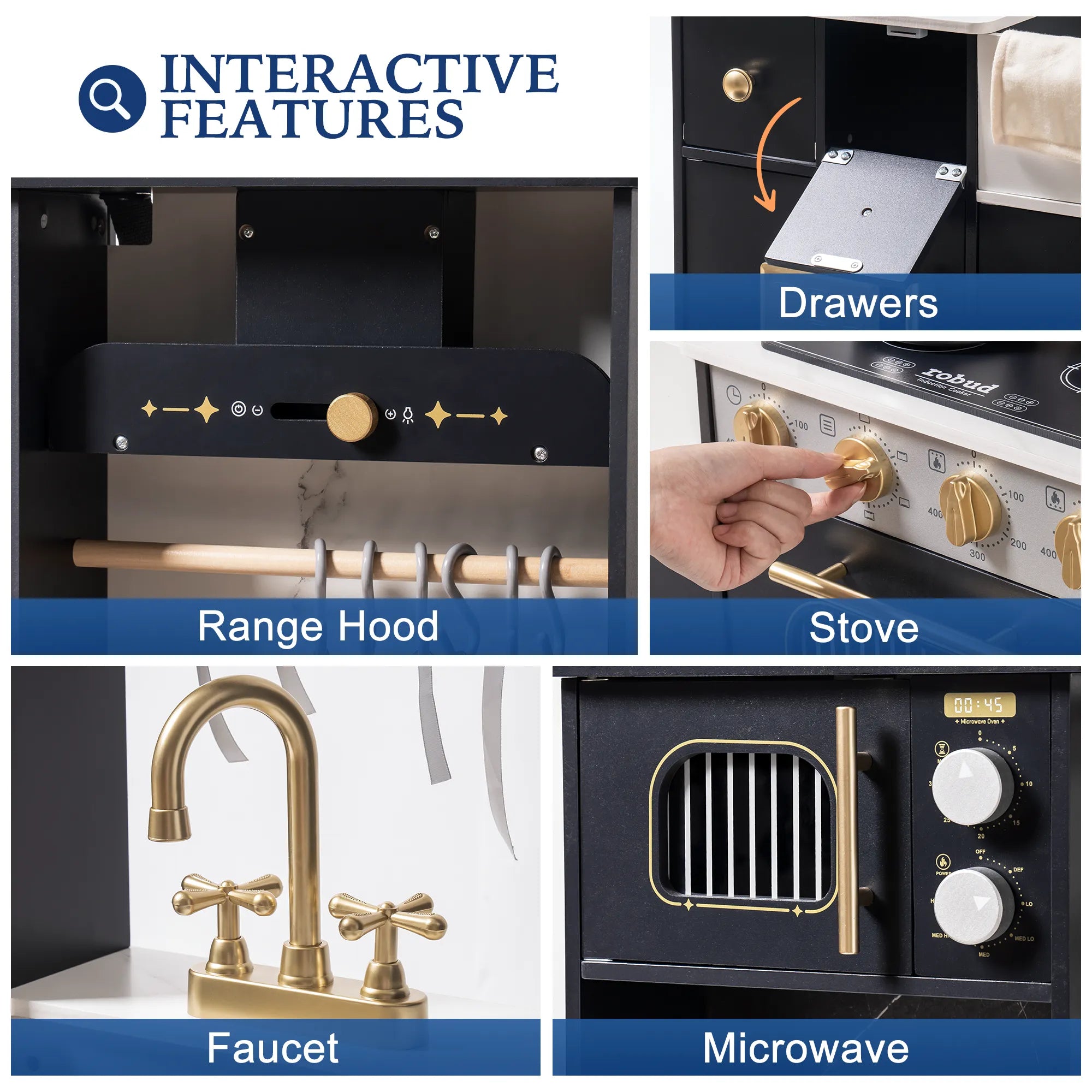Modern Play Kitchen for Kids SproutHands™