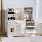 Deluxe Kinderküche mit Kaffeemaschine & Zubehör SproutHands™