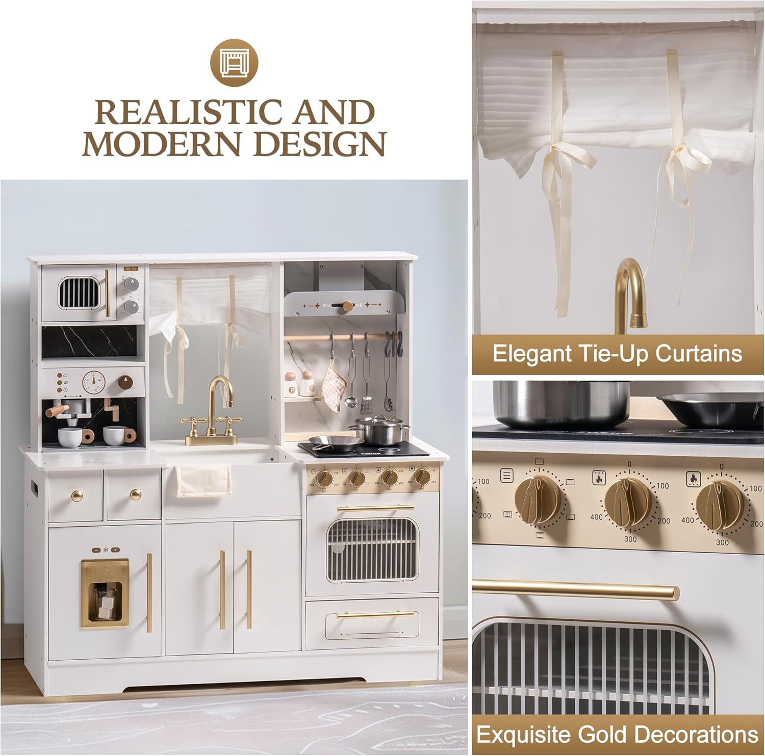 Modern Play Kitchen for Kids SproutHands™