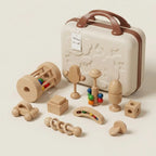 Jouet d'Éveil Sensoriel en Bois Naturel Montessori SproutHands™