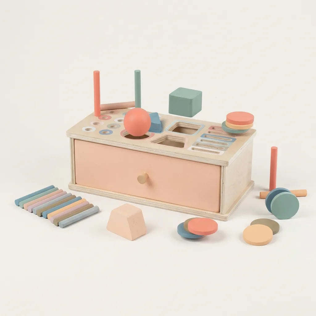 Wooden Shape Sorter Toy