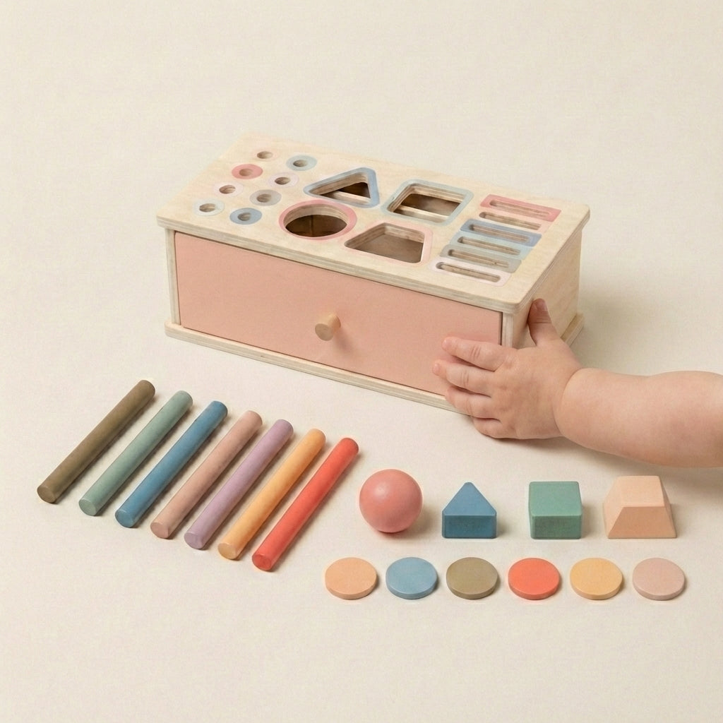 Wooden Shape Sorter Toy