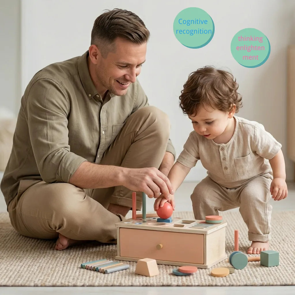 Wooden Shape Sorter Toy