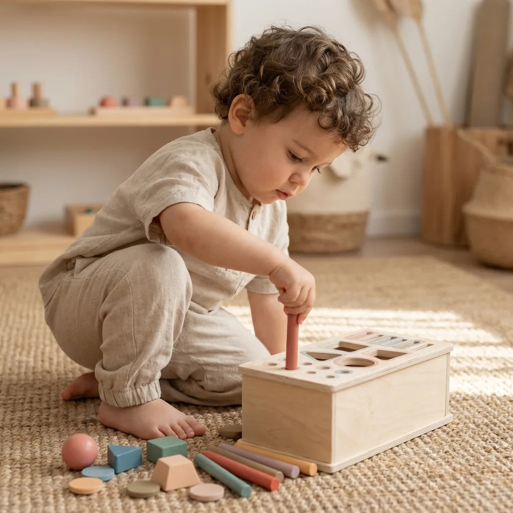 Wooden Shape Sorter Toy