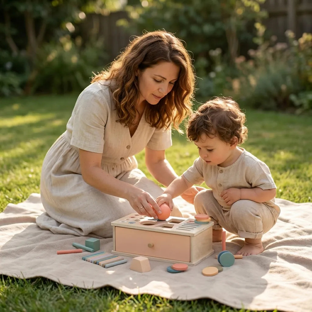 Wooden Shape Sorter Toy
