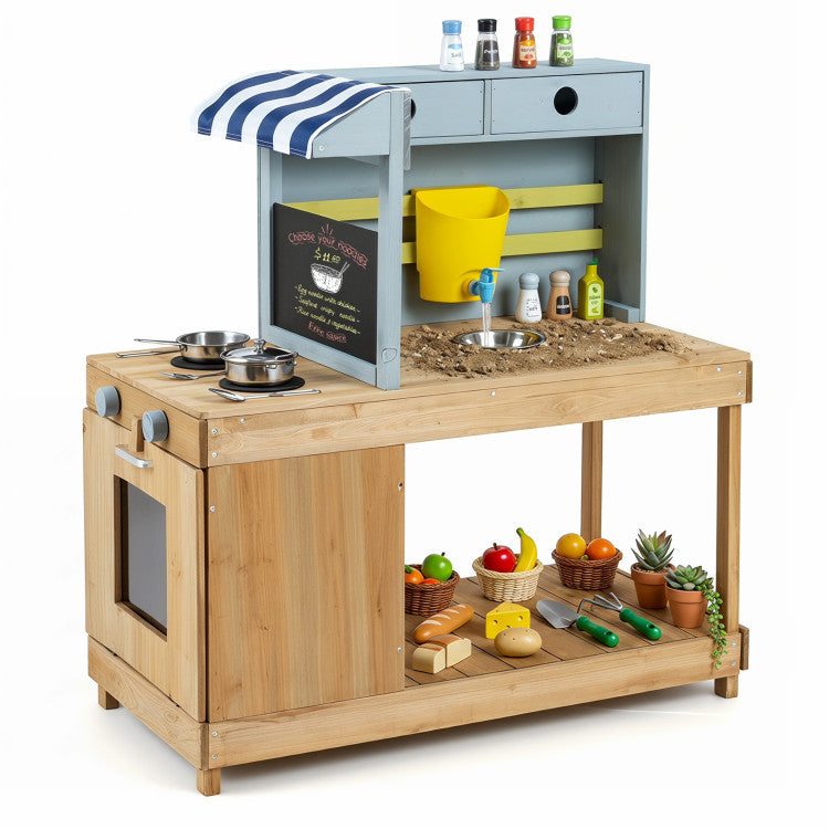 Matschküche mit Überdachung & Wasserhahn SproutHands™