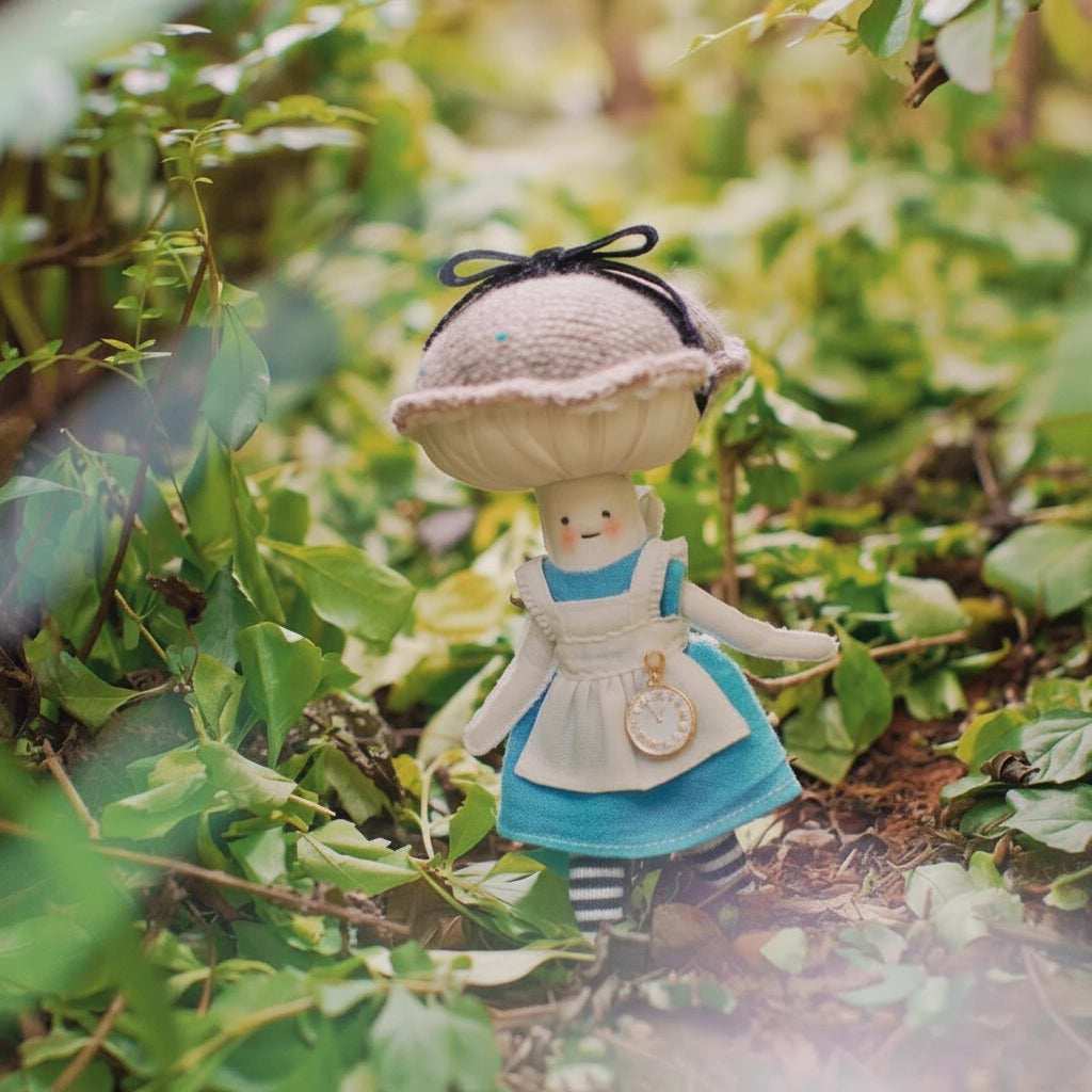 Mushroom Girl in Enchanted Land – DIY Craft Doll Kit