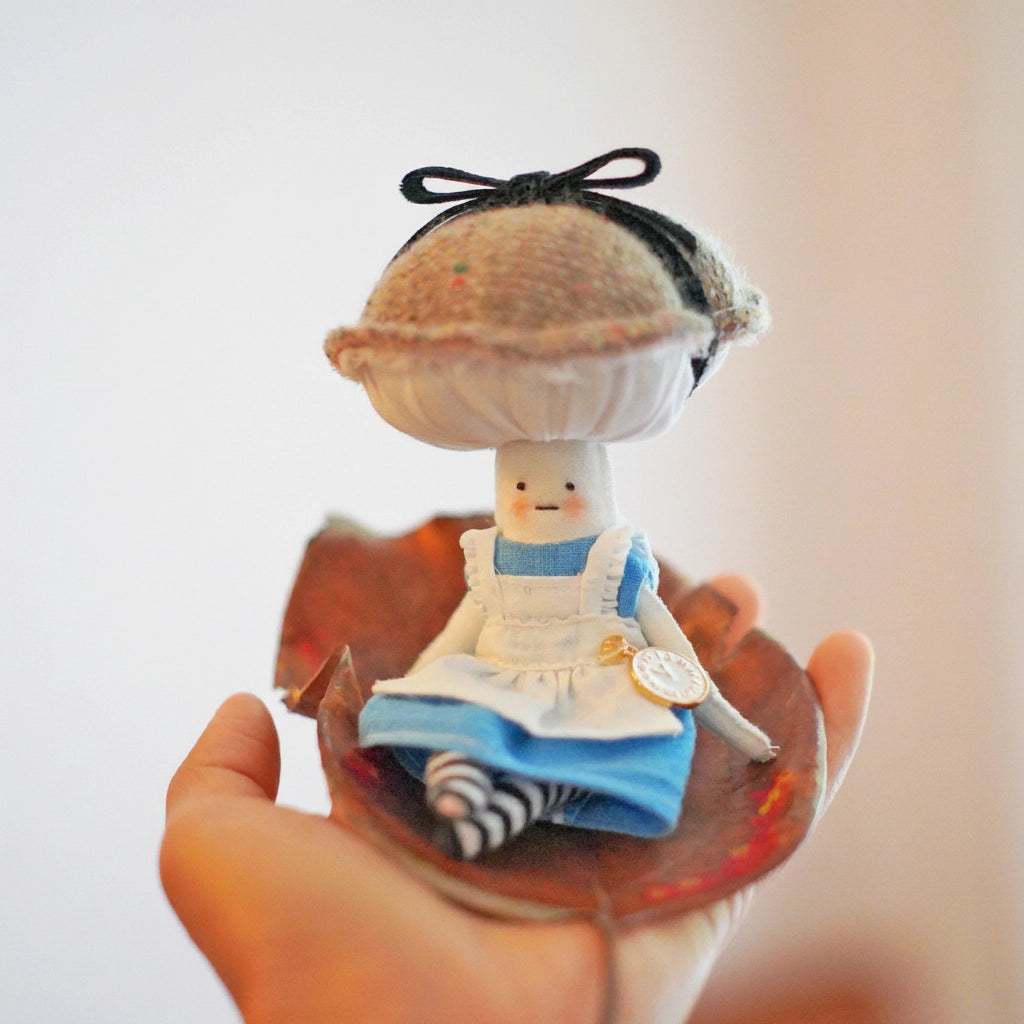 Mushroom Girl in Enchanted Land – DIY Craft Doll Kit