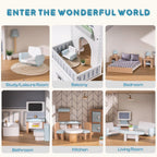 Nordic Wooden Dollhouse SproutHands™