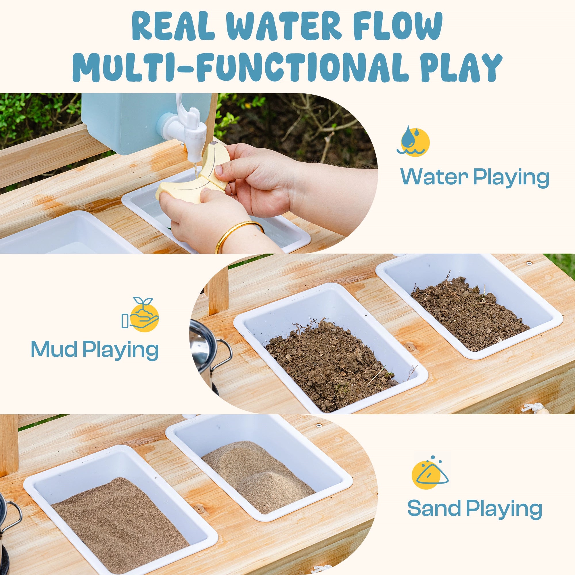 Outdoor Garden Mud Kitchen for Kids SproutHands™