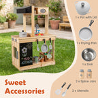 Outdoor-Matschküche mit Tafel SproutHands™