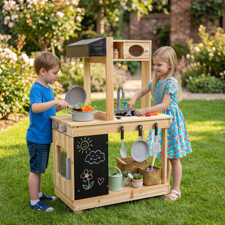 Outdoor-Matschküche mit Tafel SproutHands™