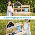 Outdoor Mud Kitchen for Kids with Faucet SproutHands™