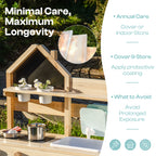 Outdoor Mud Kitchen for Kids with Faucet SproutHands™