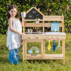 Outdoor Mud Kitchen for Kids with Faucet SproutHands™