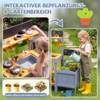 Outdoor Mud Kitchen with Planter Box & Chalkboard SproutHands™