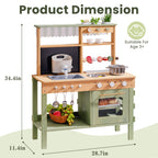Outdoor Mud Play Kitchen with BBQ SproutHands™