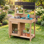 Outdoor Play Kitchen with Sink & Storage SproutHands™