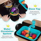 Outdoor Play Kitchen with Sink & Storage SproutHands™